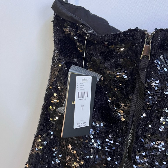 NWT Le Superbe Nominee Tux Sequined Mini Dress size 8 - Picture 10 of 14